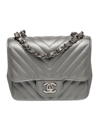 Chanel Classic Chevron Mini Square Flap Bag