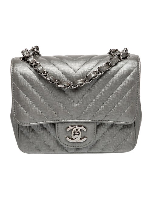 Chanel Classic Chevron Mini Square Flap Bag