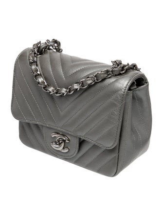 Chanel Classic Chevron Mini Square Flap Bag
