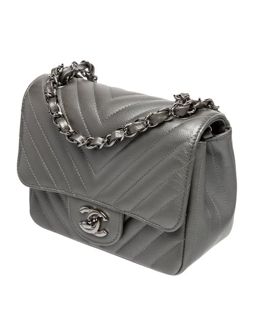 Chanel Classic Chevron Mini Square Flap Bag