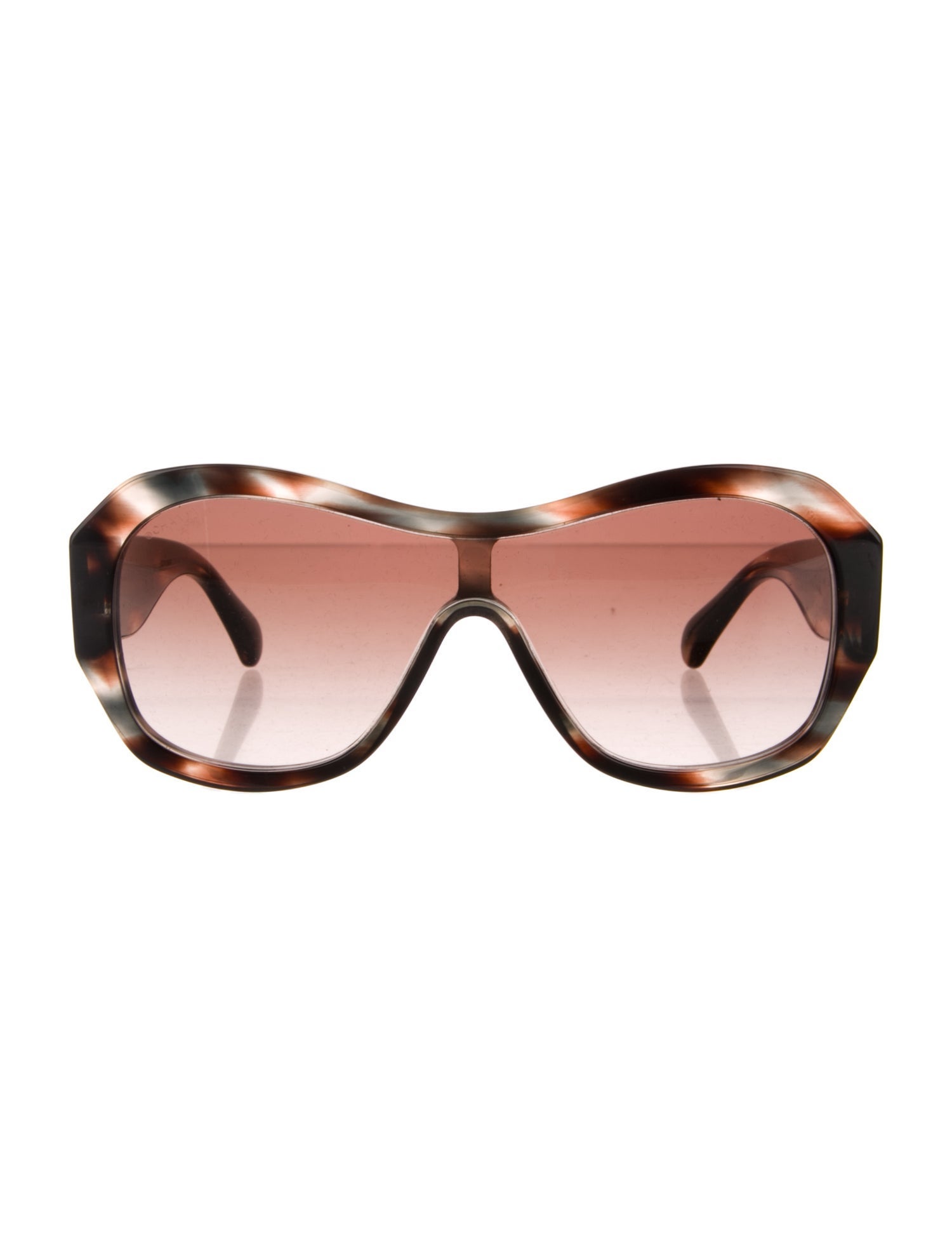 Chanel Interlocking CC Logo Shield Sunglasses