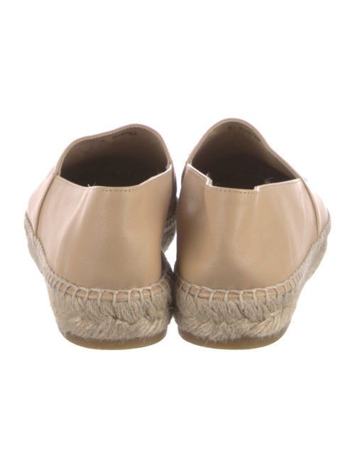 Chanel Interlocking CC Logo Leather Espadrilles