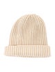 Chanel Embellished Cashmere Knit Beanie