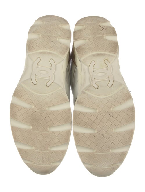 Chanel Interlocking CC Logo Calfskin Sneakers