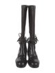 Chanel Interlocking CC Logo Leather Riding Boots