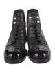 Chanel Interlocking CC Logo Leather Combat Boots