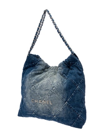 Chanel Denim 22 Hobo
