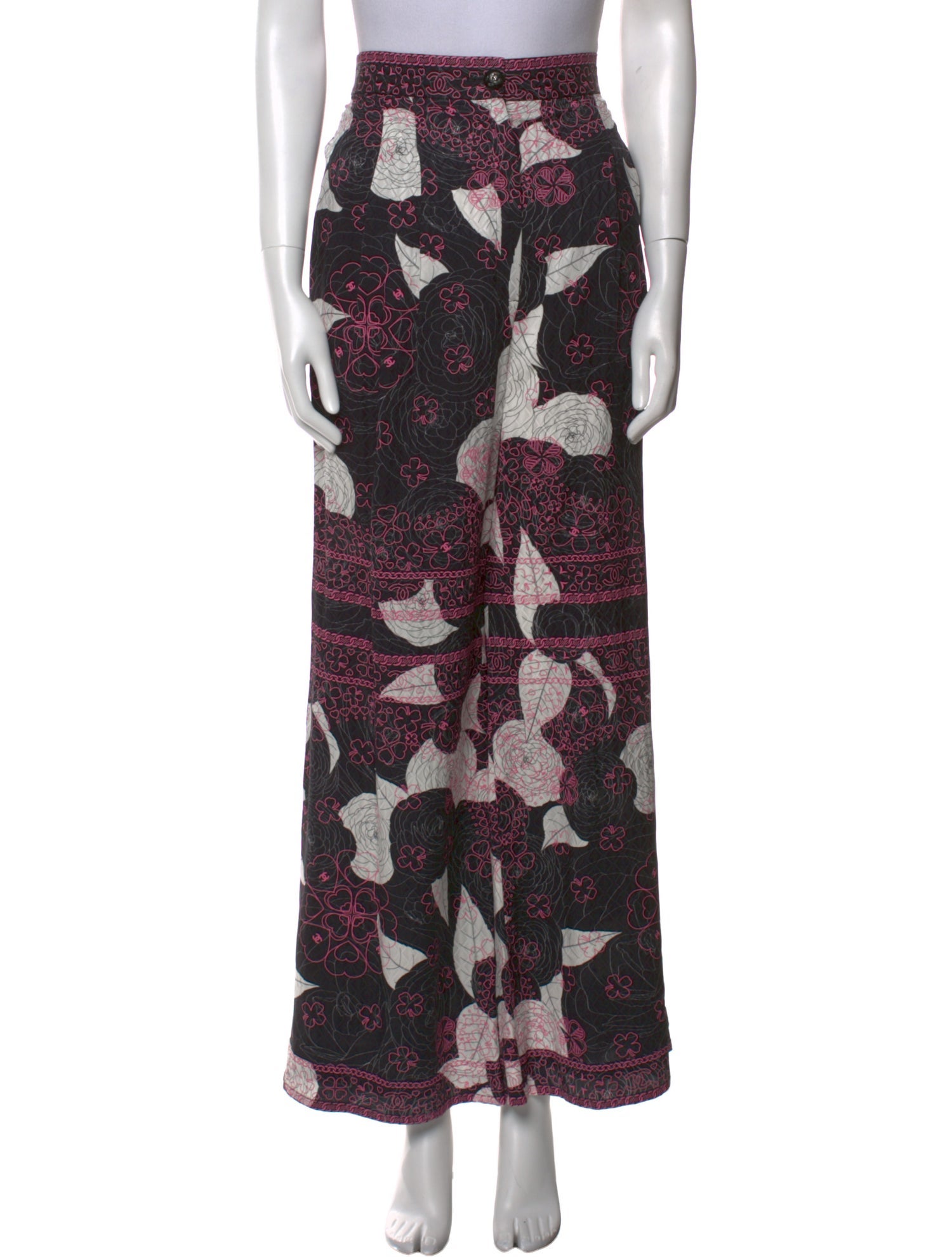 Chanel 2021 Wide Leg Pants