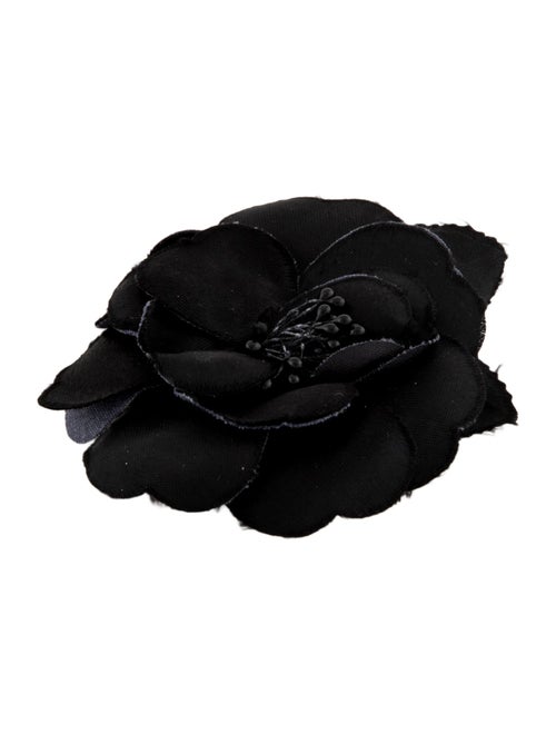 Chanel Silk Camellia Brooch
