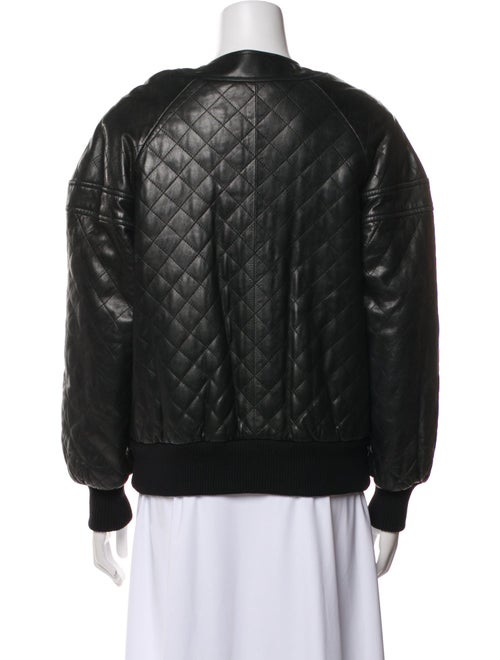 Chanel 1991 Leather Bomber Jacket