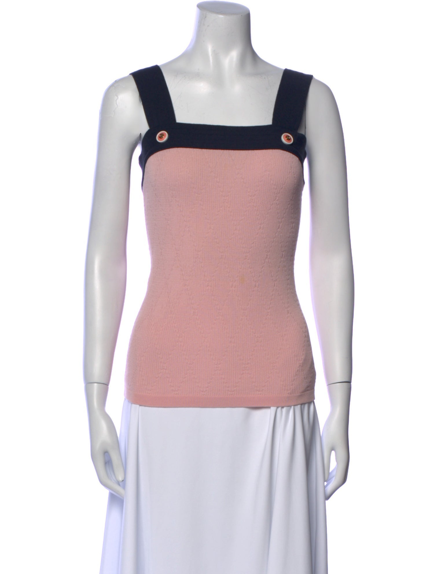 Chanel 2015 Square Neckline Top