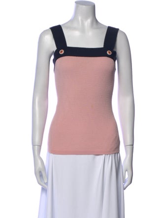 Chanel 2015 Square Neckline Top