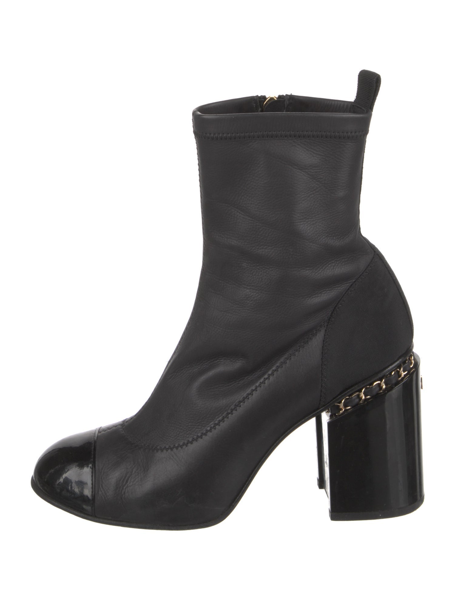 Chanel 2021 Interlocking CC Logo Sock Boots