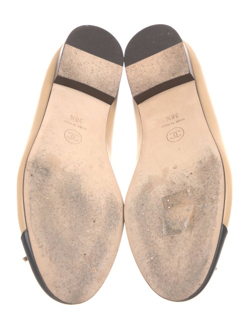 Chanel Interlocking CC Logo Lambskin Ballet Flats