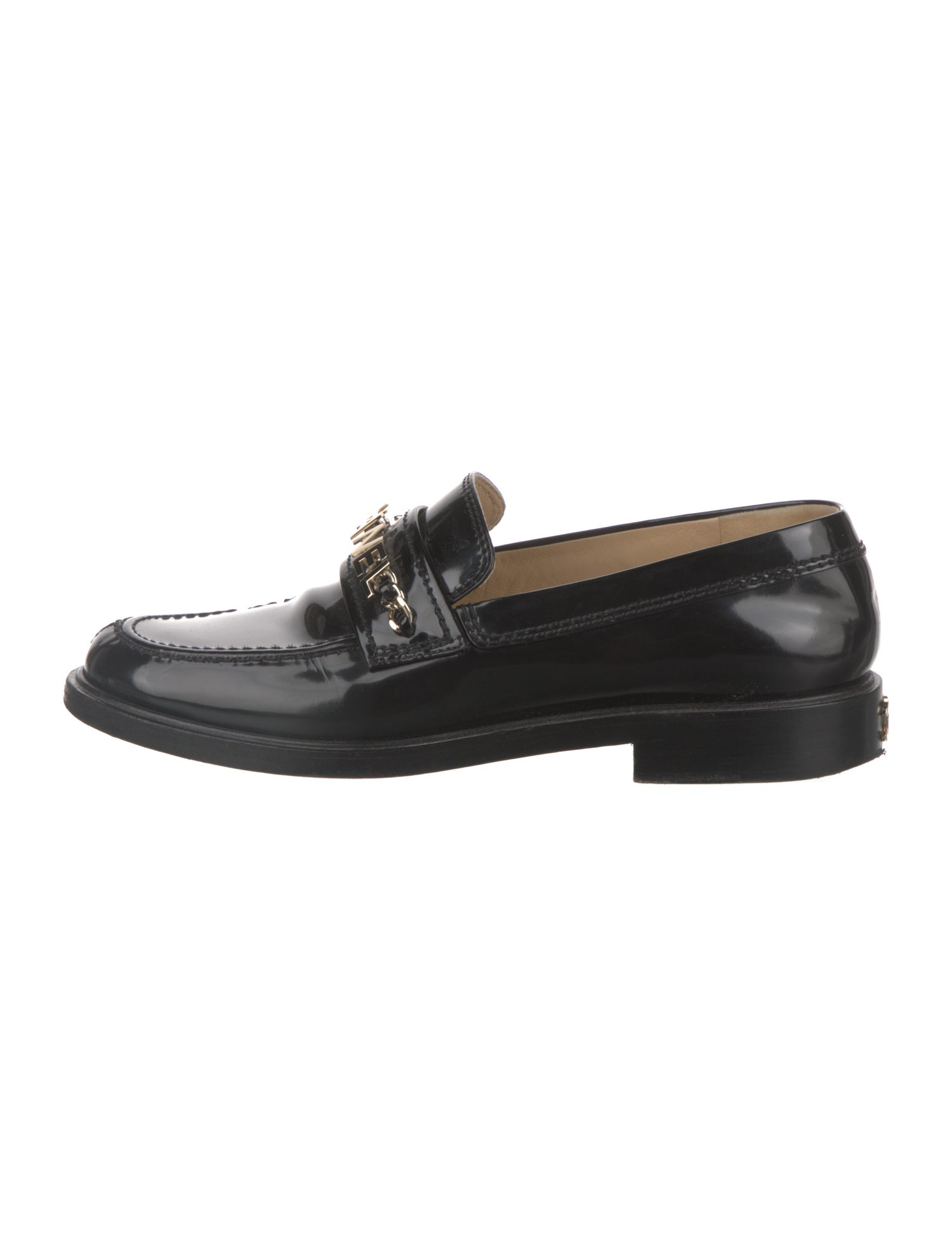 Chanel 2021 Interlocking CC Logo Loafers