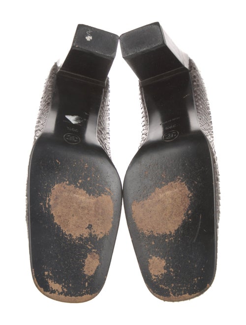 Chanel 1990's Snakeskin Pumps