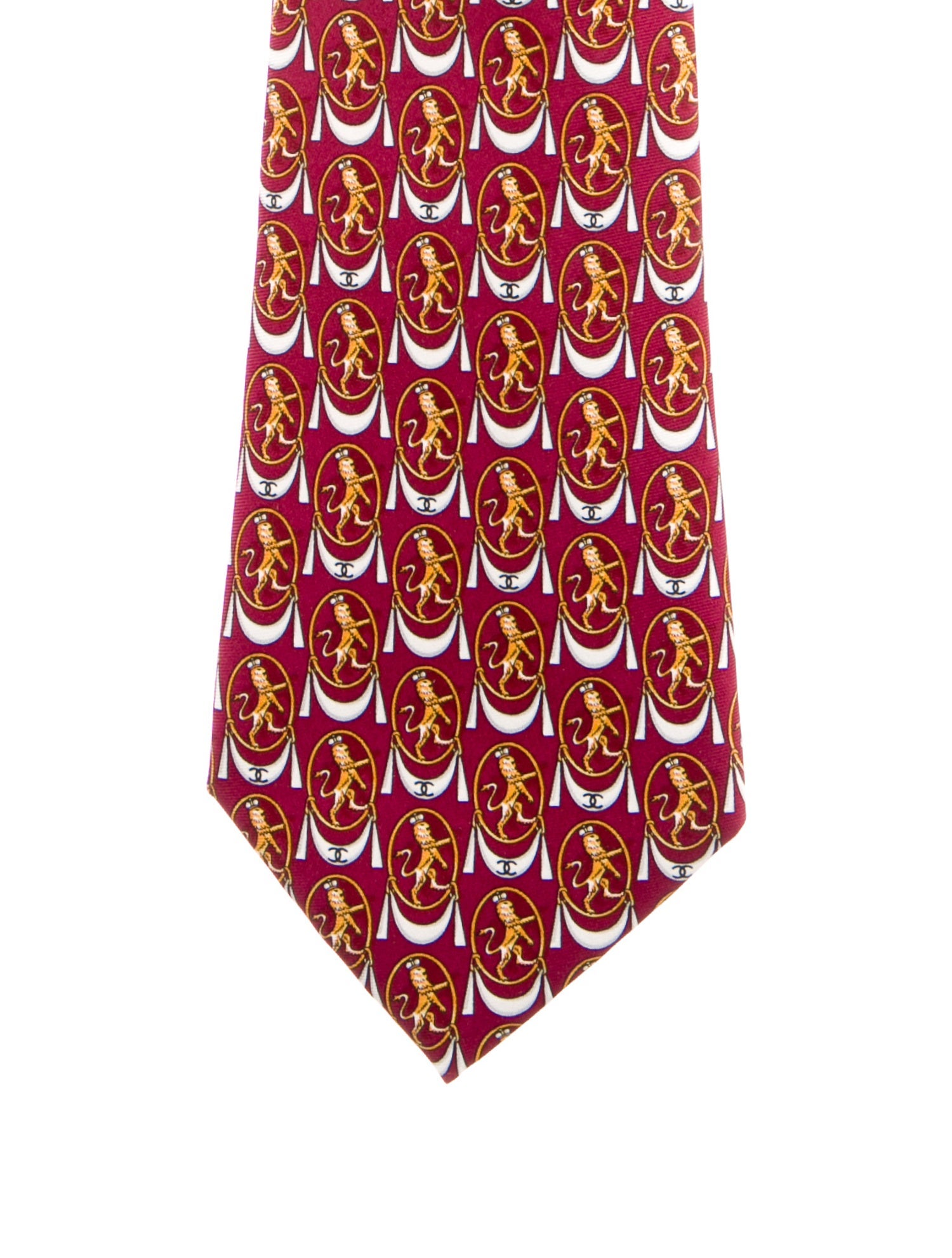 Chanel Patterned Tie