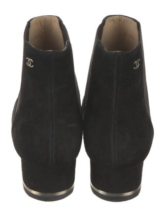 Chanel 2016 Interlocking CC Logo Chelsea Boots
