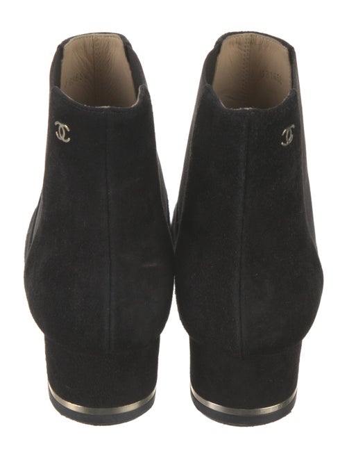 Chanel 2016 Interlocking CC Logo Chelsea Boots