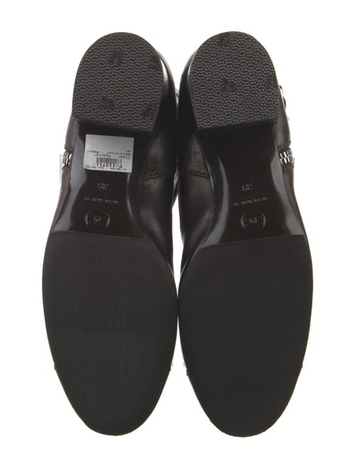 Chanel Interlocking CC Logo Leather Riding Boots