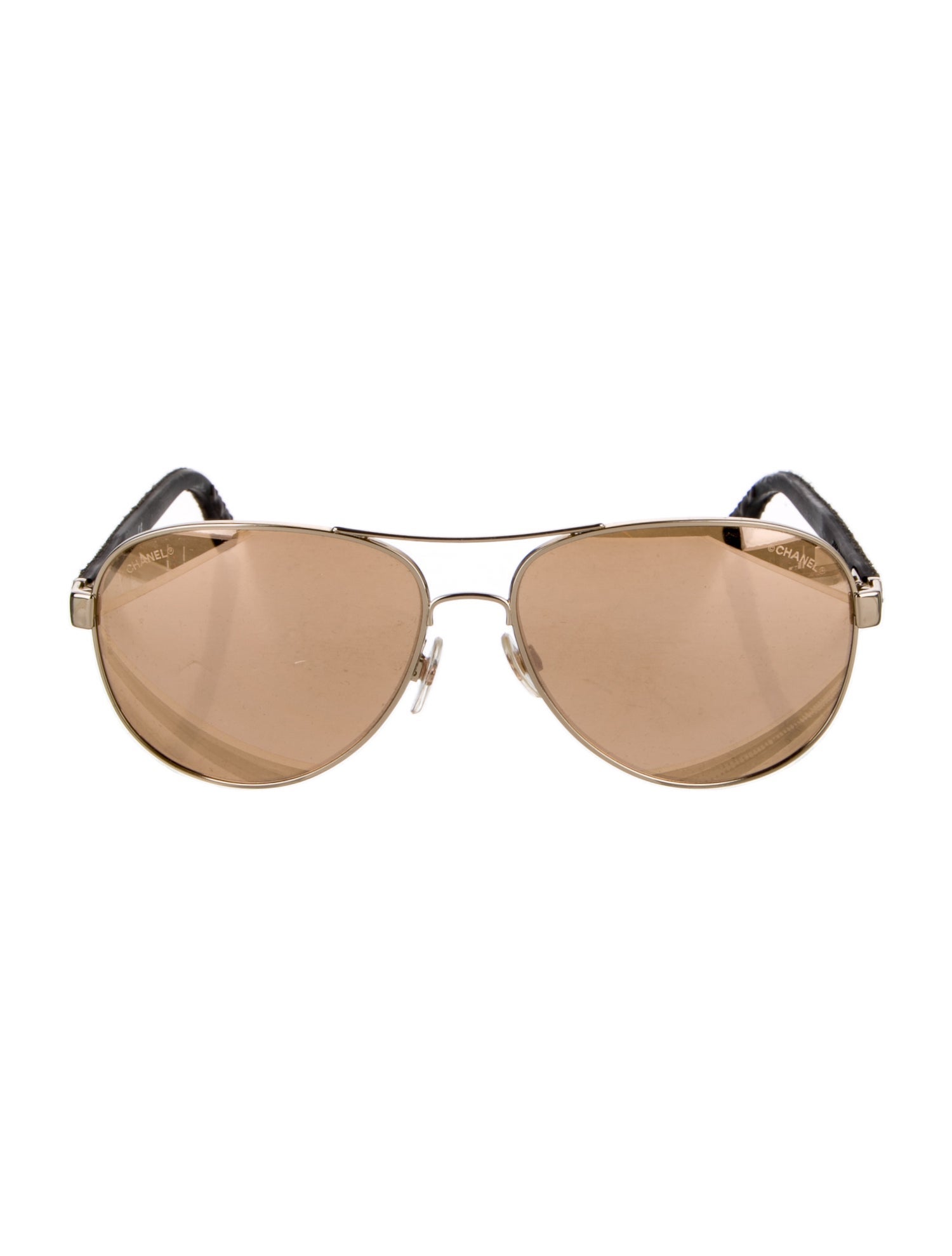 Chanel Interlocking CC Logo Aviator Sunglasses