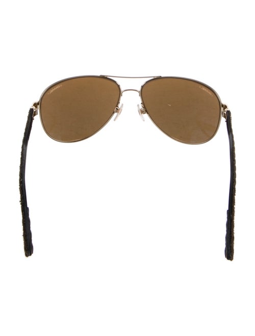 Chanel Interlocking CC Logo Aviator Sunglasses