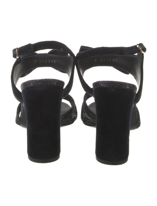 Chanel 2018 Interlocking CC Logo Slingback Sandals