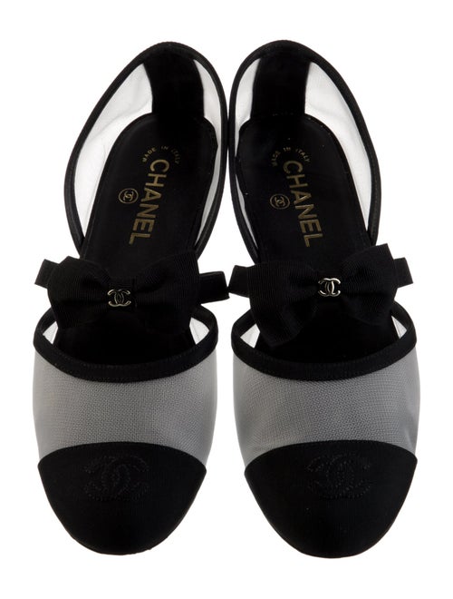 Chanel 2025 Interlocking CC Logo D'Orsay Flats