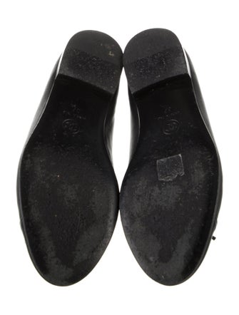 Chanel Interlocking CC Logo Lambskin Ballet Flats