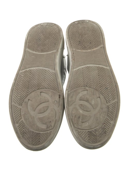 Chanel Interlocking CC Logo Leather Sneakers