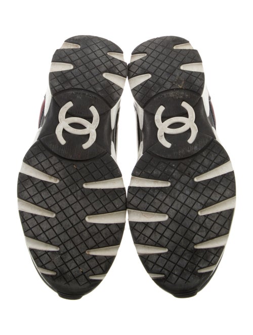 Chanel Interlocking CC Logo Leather Sneakers
