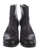 Chanel Interlocking CC Logo Leather Boots