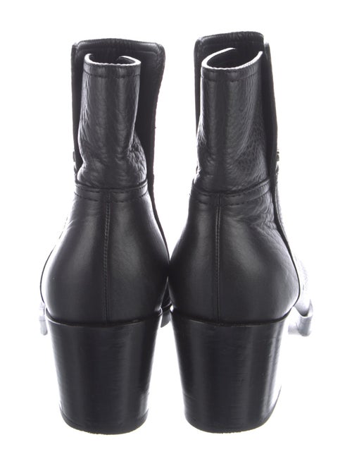 Chanel Interlocking CC Logo Leather Boots