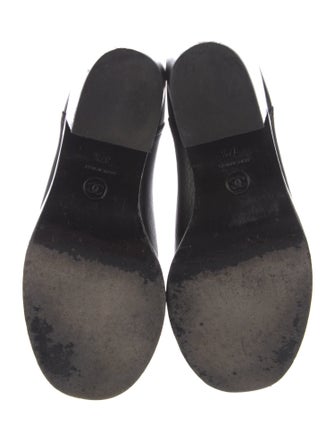 Chanel Interlocking CC Logo Leather Boots