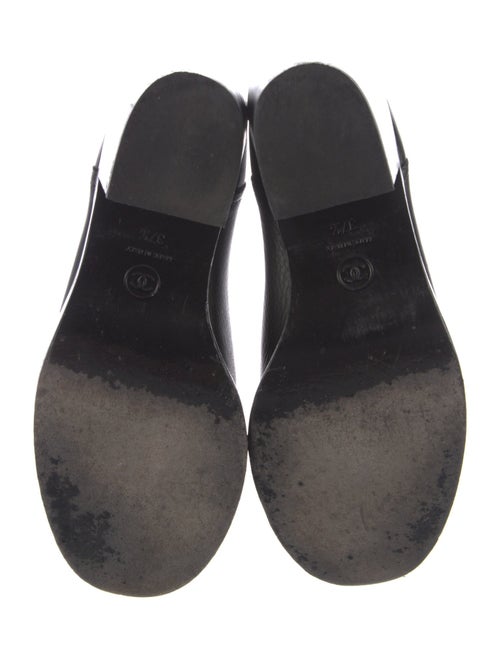 Chanel Interlocking CC Logo Leather Boots