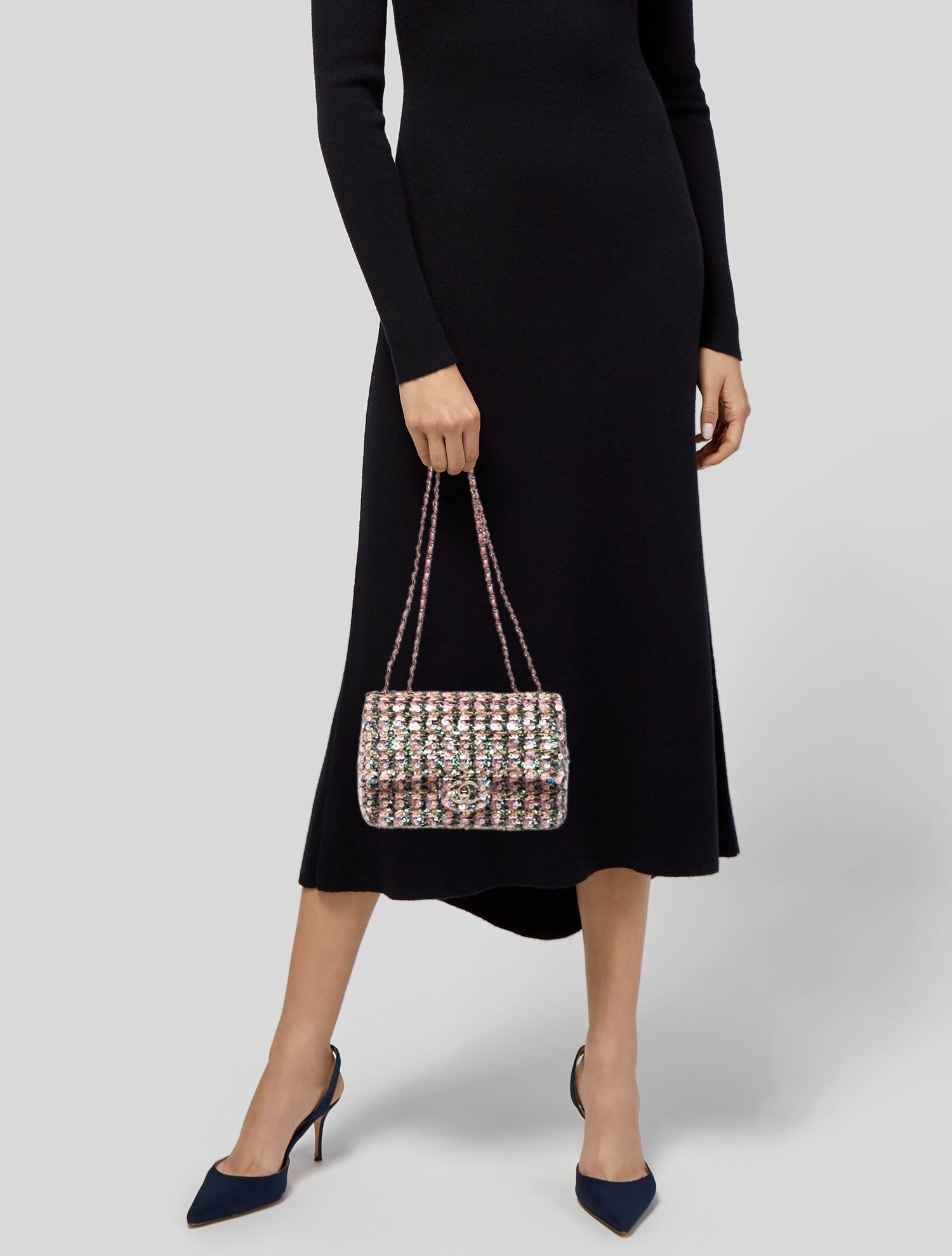 Chanel 2025 Sequin Mini Rectangular Flap Bag w/ Tags