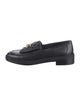 Chanel Interlocking CC Logo Leather Loafers
