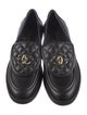 Chanel Interlocking CC Logo Leather Loafers