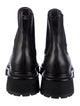 Chanel Interlocking CC Logo Leather Chelsea Boots