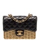 Chanel Mini Woven Metal Flap Bag