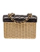 Chanel Mini Woven Metal Flap Bag