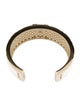 Chanel 2025 Faux Pearl & Strass CC Cuff Bracelet