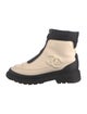 Chanel Interlocking CC Logo Leather Boots