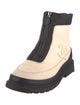 Chanel Interlocking CC Logo Leather Boots