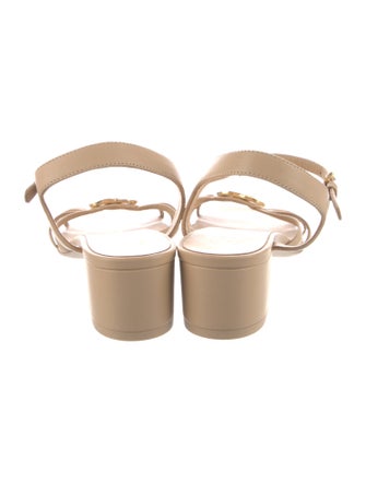 Chanel 2025 Interlocking CC Logo Sandals