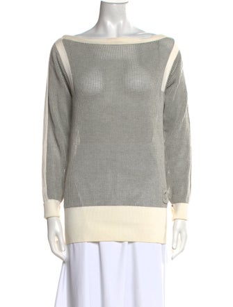 Chanel 2014 Colorblock Pattern Sweater