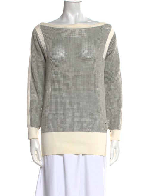 Chanel 2014 Colorblock Pattern Sweater