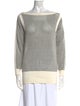 Chanel 2014 Colorblock Pattern Sweater