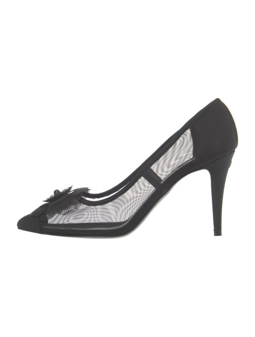 Chanel 2019 Camellia Accent Pumps