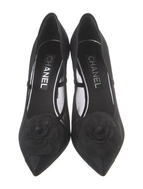 Chanel 2019 Camellia Accent Pumps